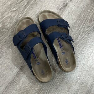 Birkenstock Dark Blue Double Strap Sandals